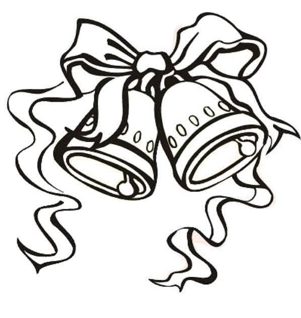 coloriage deux cloches de paques